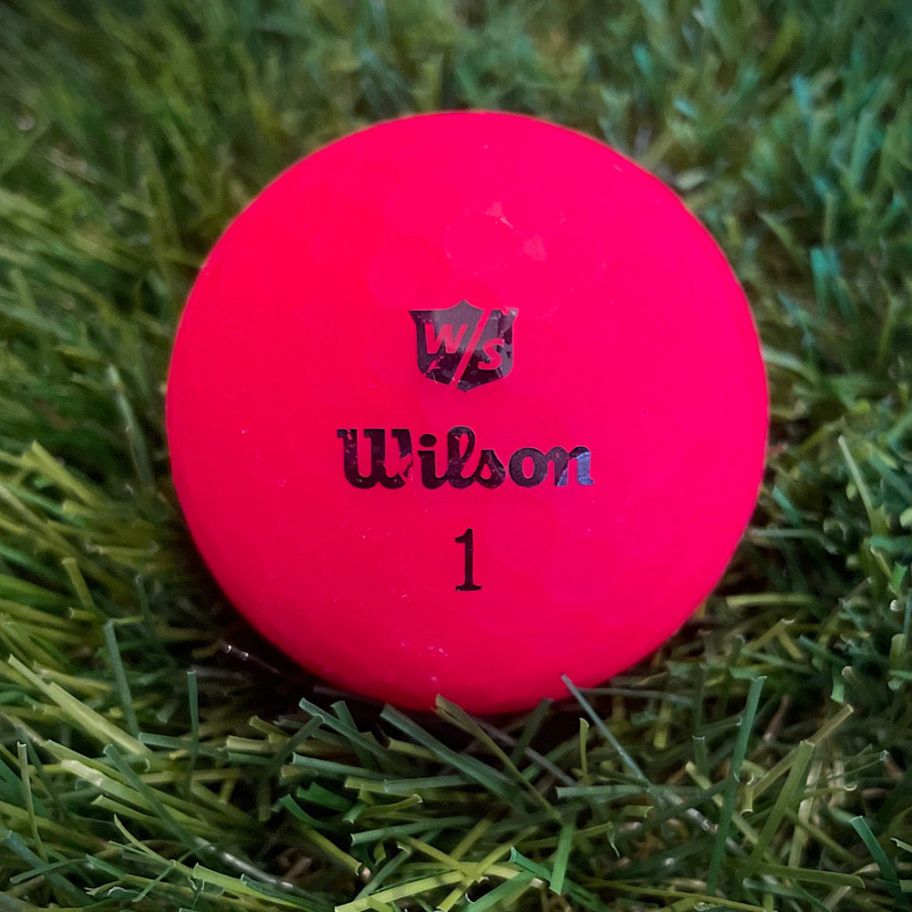12 Wilson Matte Mix Golf Balls.