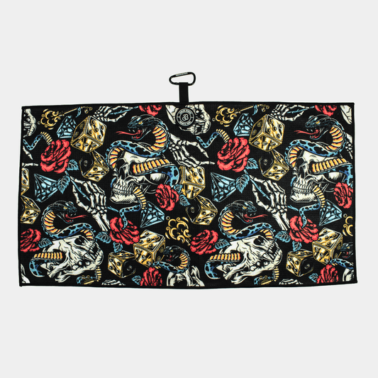 Snake Eyes Magnetic Golf Towel