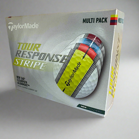 NEW TaylorMade Tour Response Stripe Golf Balls Multipack