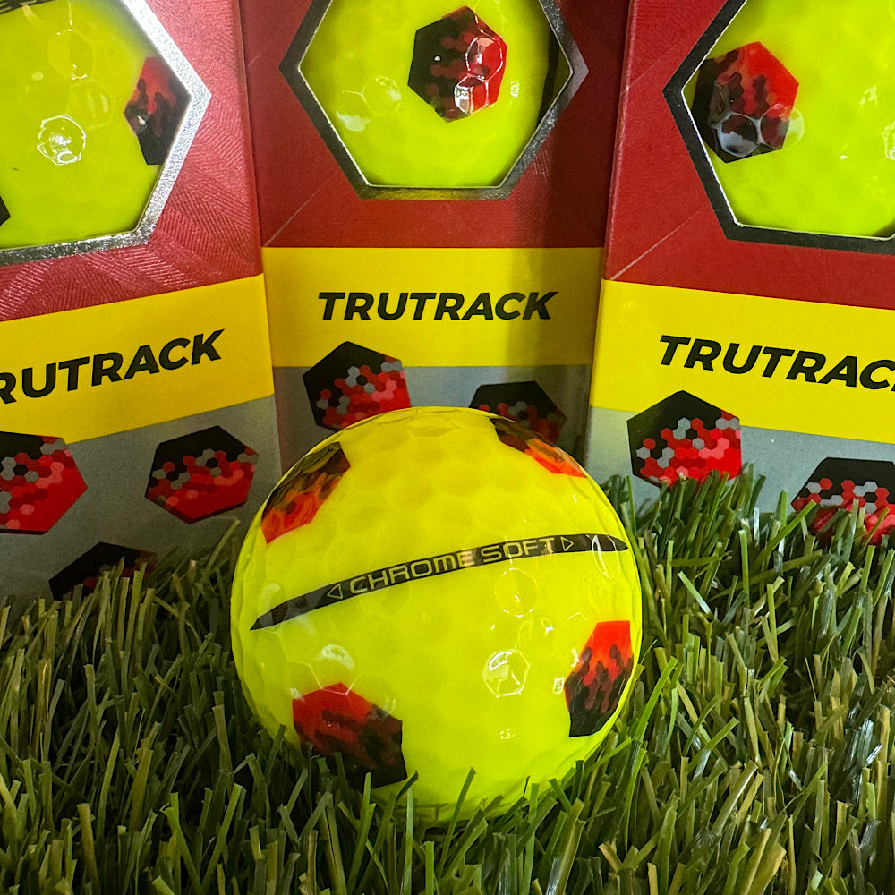 NEW Callaway Chrome Soft TruTrack Golf Balls Yellow