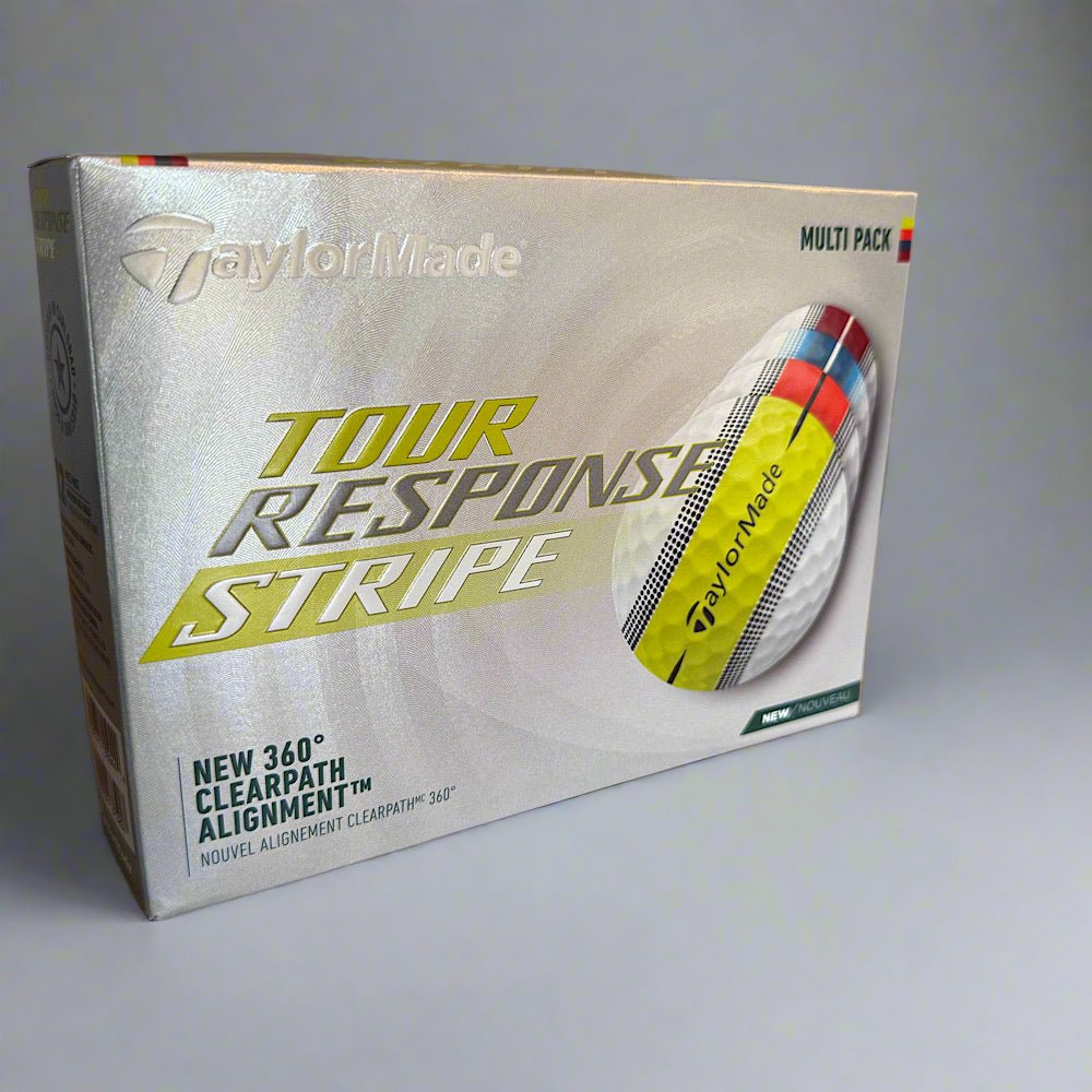 NEW TaylorMade Tour Response Stripe Golf Balls Multipack