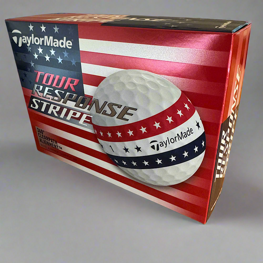 NEW Limited Edition TaylorMade Tour Response Stripe USA Golf Balls