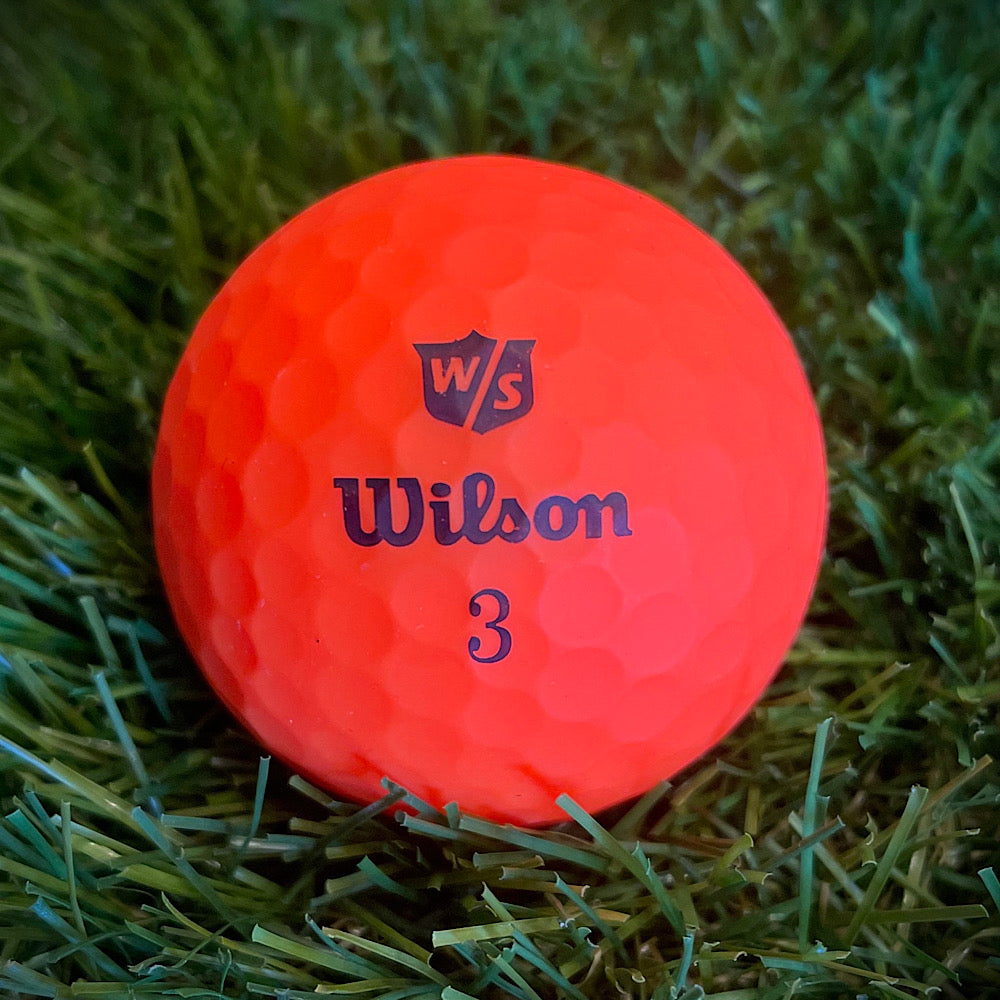 12 Wilson Matte Mix Golf Balls.