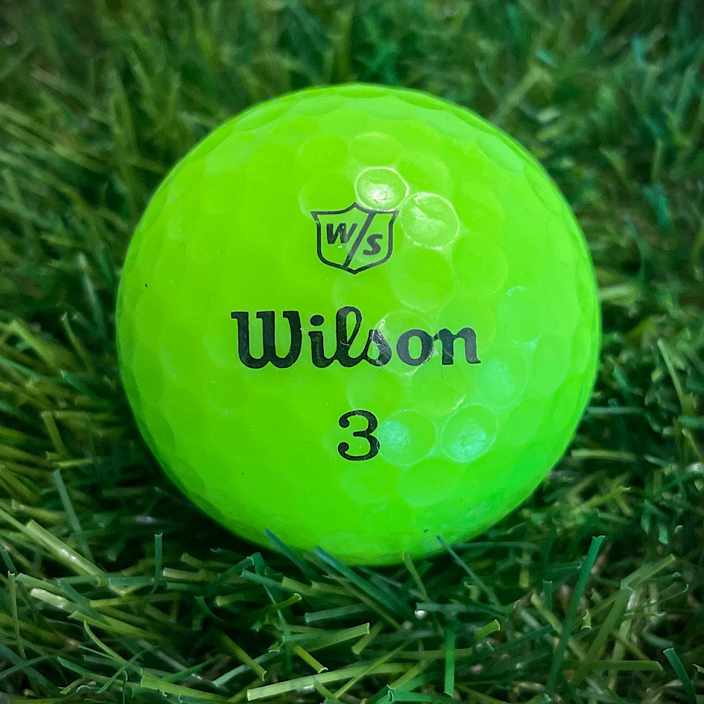 12 Wilson Matte Mix Golf Balls.