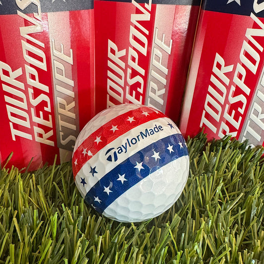 NEW Limited Edition TaylorMade Tour Response Stripe USA Golf Balls