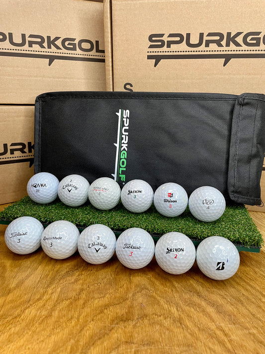 Spurk Golf Mat, Carry Bag & Golf Balls Bundle
