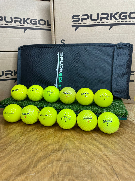 Spurk Golf Mat, Carry Bag & Winter Balls Bundle